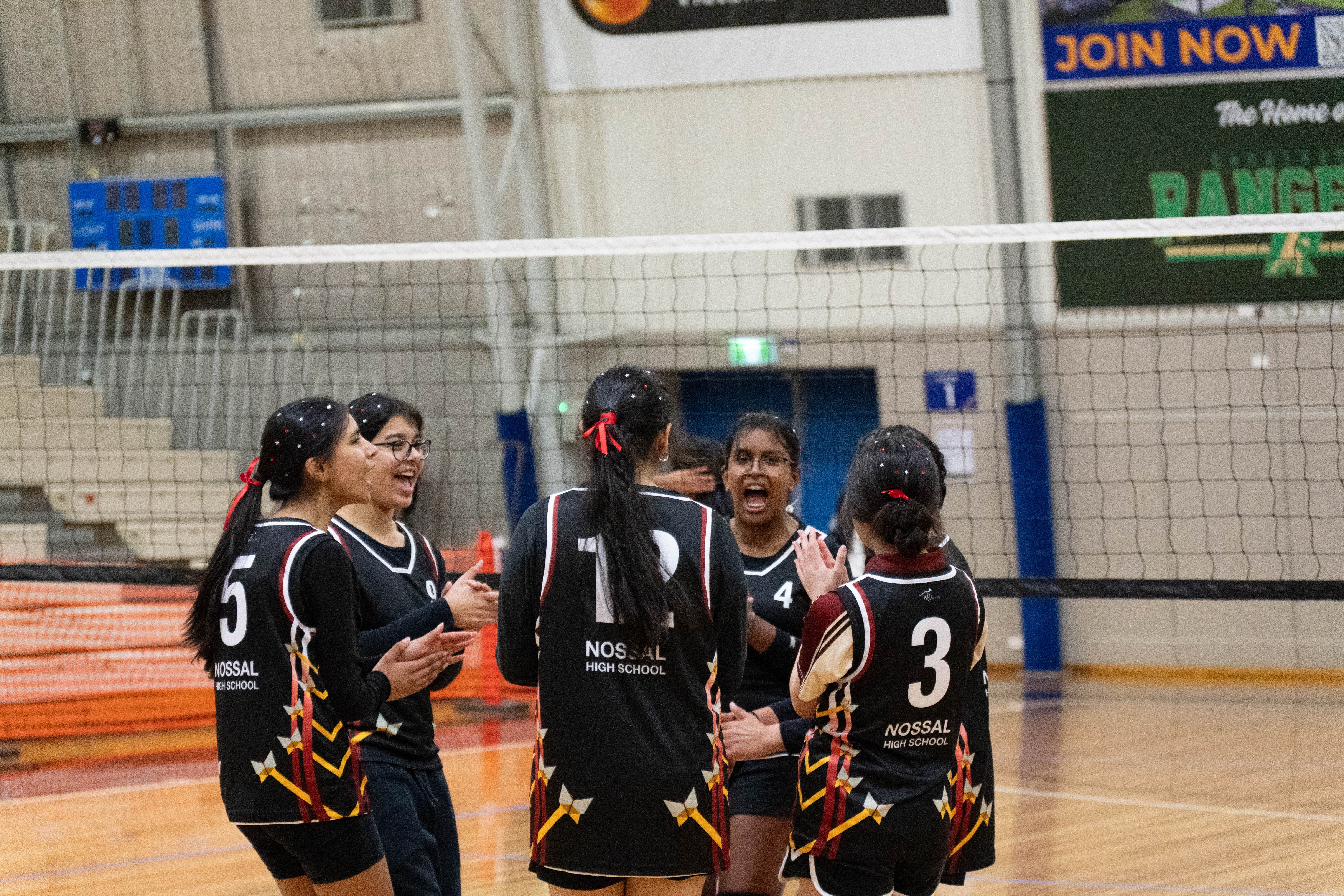 NVC Girls Celebrating